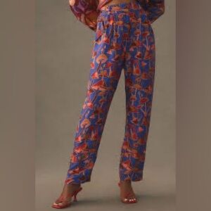 Farm Rio Mushroon Sketch Blue Pants